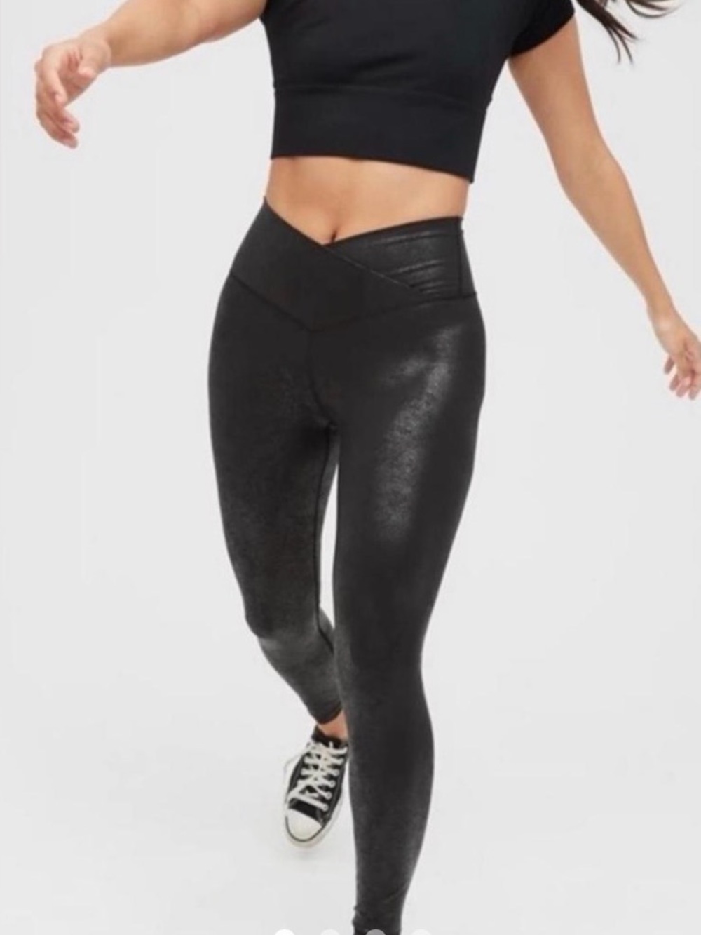 Offline by Aerie Hugger Crackle Crossover Legging Size L